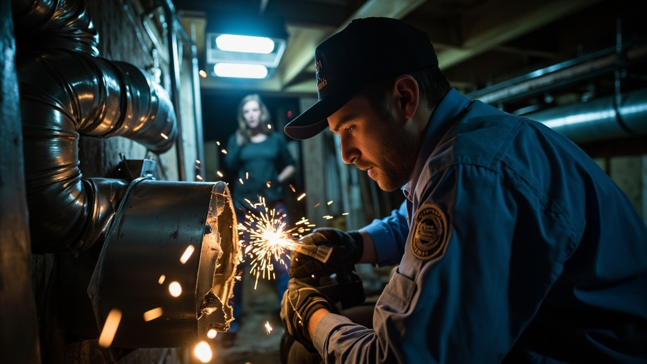 Emergency Ductwork Repair in Columbus – Same Day Response When Your System Fails