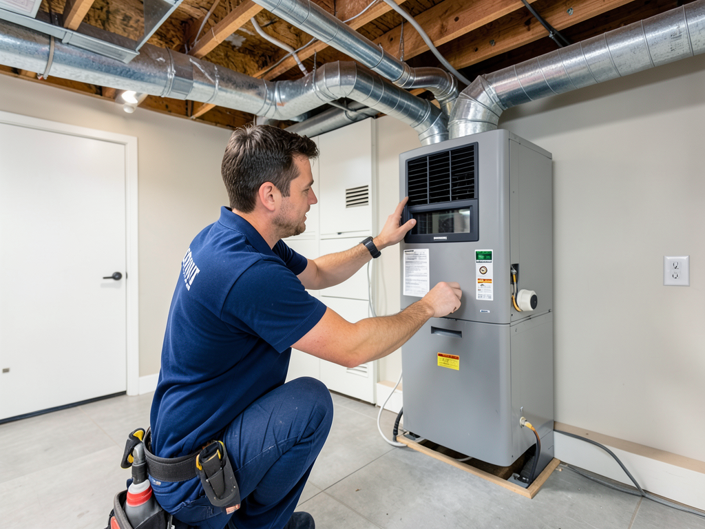 The Best Way to Add AC to a Finished Basement in Your Newark Home