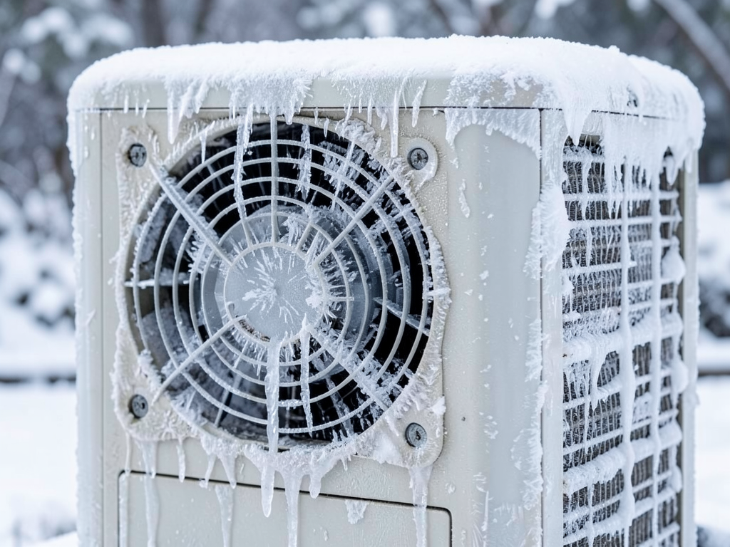 What to Do When Your Heat Pump Starts Growing Ice in Plain City